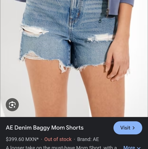 American eagle baggy mom shorts - Picture 6 of 6